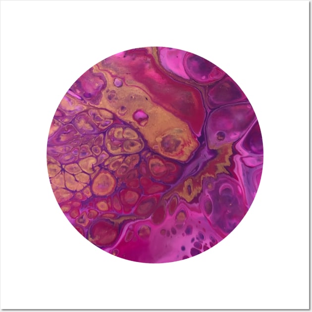 Pink Passion / Acrylic Pouring Wall Art by nathalieaynie